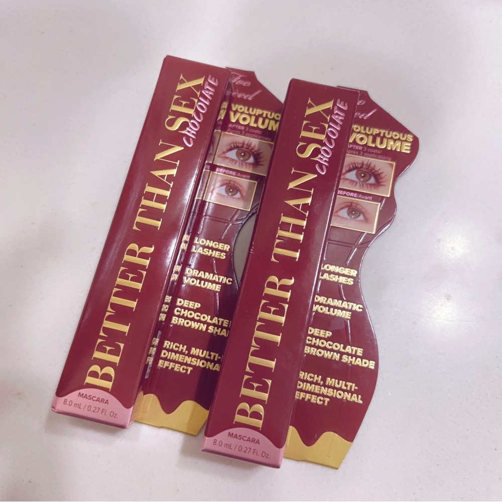 NWT Too Faced Better Than Sex Mascara Chocolate